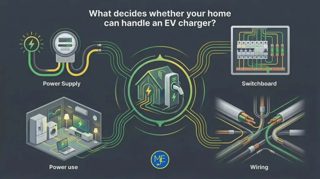 What decides whether your home can handle an EV charger?